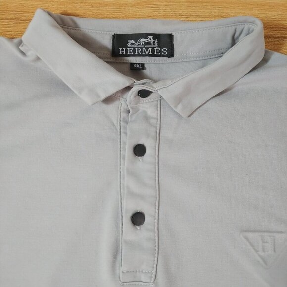 Hermes‎ Luxury Polo Shirt 4XL - Picture 3 of 8
